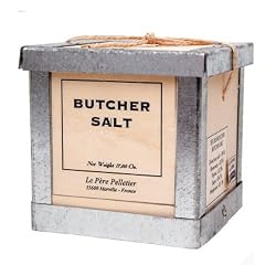 Butcher Salt Pere Pelletier Salt from France in Wood Box 17.6 oz
