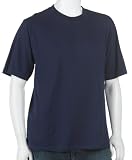 Soffe Men's Classic 100% Cotton Short Sleeve T-Shirt, Navy, Large