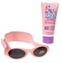 Baby Blanket 3 Ounce Faces Sunscreen with Sun Protectors Gift Pack (Purple/Pink)