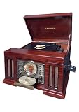 Crosley CR72 Mission Stack-O-Matic Entertainment Center- Cherry