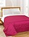 Soho Fuchsia Double Bed Plain Satin Bedspread Image