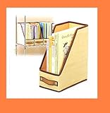 2 Rattan Magazine File Holders Organizer Storage RTS-320F