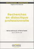 Revue Octarès Editions  / Recherches en didactique professionnelle