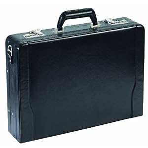 SOLO Classic 16 CheckFast? Leather Laptop Attach�, 488-4