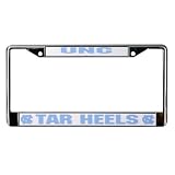 Express North Carolina Tar Heels Chrome License Plate Frame