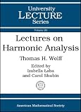 Lectures on Harmonic Analysis (University Lecture Series)