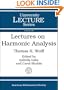 Lectures on Harmonic Analysis (University Lecture Series)