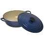 Le Creuset Enameled Cast-Iron 4-1/4-Quart Soup Pot with Cover, Cobalt Blue