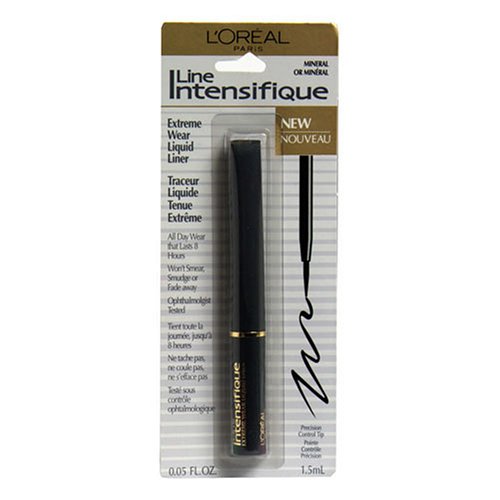 L'Oreal Line Intensifique Liquid Eyeliner, Mineral - .05 fl oz
