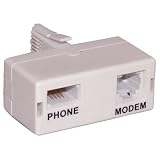 Photo : ADSL Broadband Filter Plug in, White
