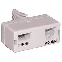 ADSL Broadband Filter Plug in, White