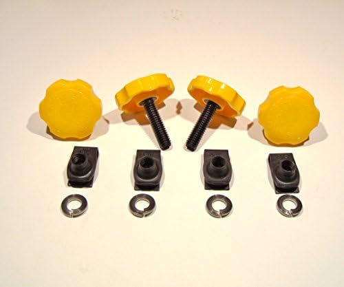 Yellow 2014 and 2015 LocEzy Security Theft Deterrent Lock/fastening System for Harley Touring Motorcycle Saddlebags