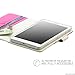 SAWE Tab 4 7 Case Samsung Galaxy Tab 4 7.0 Pink Hybrid Folio Case - Slim Fit Premium Leather Cover with Stand for Samsung Tab 4 7-Inch Tablet Nook SM- T230 / T231 / T235