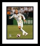 David Beckham Los Angeles Galaxy MLS Soccer Framed 8x10 Photograph Dribbling
