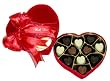 11pc Handmade Solid Belgian Chocolate Hearts In Red Velvet Heart