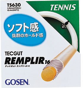 ゴーセン TECGUT ランプリール16 ホワイト TS630 10