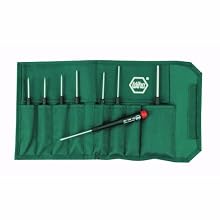 Wiha 26399 Hex Inch Screwdriver Set With Precision Handle, 8 Piece