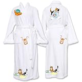 Frankie & Johnny Naughty Kitty White Cashmiracle Robe - See In Womans World!