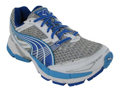 PUMA Women's Complete Vectana 2 Running Sneaker, White/Snorkel Blue/Silver Metallic,7 B(M) US