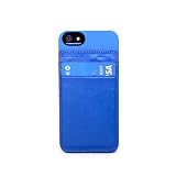 Boostcase Hybrid Leather Credit Card Holder For Iphone 5/5S/Se - Retail Packaging -Blue (850742003803)