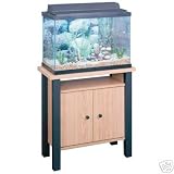 20 Gallon Aquarium Stand In Oak & Back Finish By Ameriwood Furniture