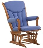 Dutailier Ultramotion Sleigh Glider - Light Blue Denim