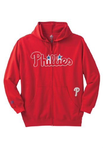 Mlb Full Zip Hoodie, Phillies 3Xbig at Amazon.com