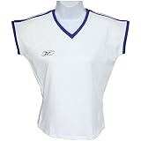 Womens Reebok White/Royal Team Court Top