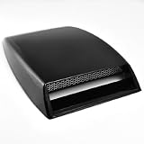Decorative Cover Black Bonnet Air Duct Scoop Flow Intake Turbo Hood Vent Grille For... by OEM