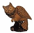 Owl - detailed hand made ceramic - chinese