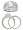 Filligree CZ Wedding Set With 8mm CZ - Size 6