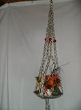 Colored Cord Macrame Plant Hangers