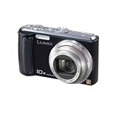 Panasonic Lumix DMC-TZ5K 9MP Digital Camera with 10x Wide Angle MEGA Optical Image Stabilized Zoom (Black)