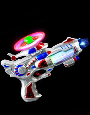 Futuristic Sci-Fi Helicopter Laser Light Gun