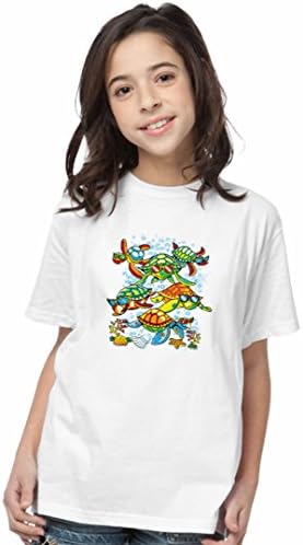SolarTees Boy's Turtle Party Solar Color Changing Tee