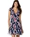 Appropriate Behavior Floral Navy Dress