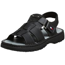 Tommy Hilfiger Little Kid/Big Kid Dock II Sandal,Black,2 M US Little Kid