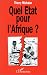 Book Quel Etat pour l'Afrique?