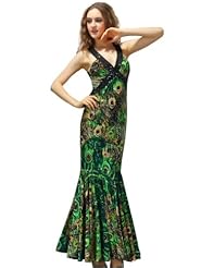 Polyester Mermaid Ruched  Dress