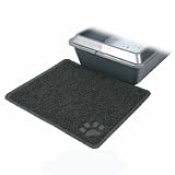 Trixie 40381 Vorleger Katzentoilette, PVC, 45 × 37 cm, anthrazit