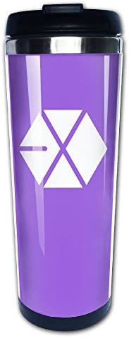 SAXON13 Unisex Fashional Kpop EXO Logo Stainless Steel Coffee Mug