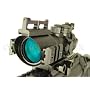 4x32 Fixed Power Scope with Fiber Optic Tactical Sight and Weaver Slots