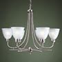 00782 - Aged Pewter Chandelier