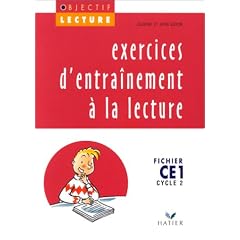 CE1 - fichier - exercices d'entrainement a la lecture