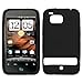 HTC ThunderBolt (Droid Incredible HD) Silicone Skin Case - Black