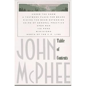 Table of Contents by John McPhee