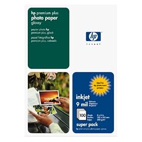 HP Premium Plus Photo Paper (Q1971A, 4x6, 100 Sheets)