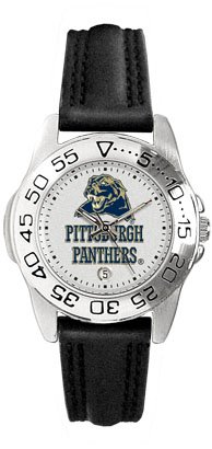 Pittsburgh Panthers- (University of) Ladies Leather Sports Watch