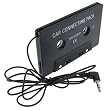 Universal Car Audio Cassette Adapter, Black