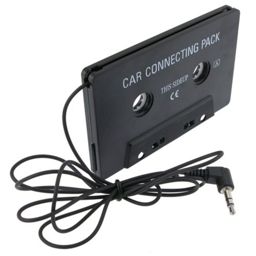 Universal Car Audio Cassette Adapter - Black
